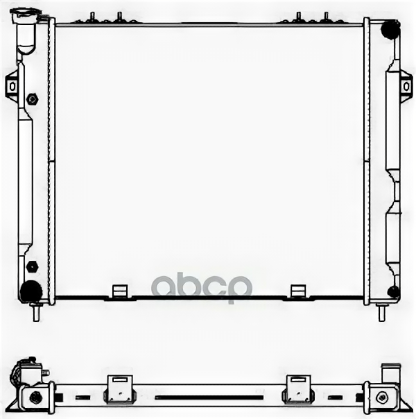 SAKURA 32311009 Радиатор системы охлаждения