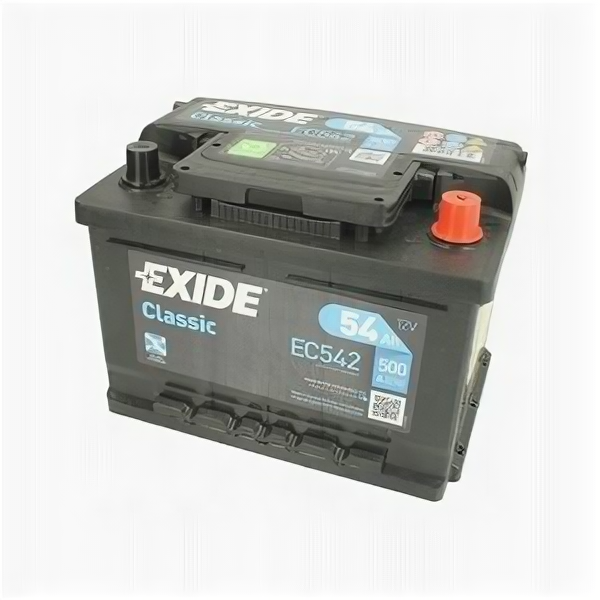 Аккумулятор Exide Classic EC542 54 Ач 500А низкий