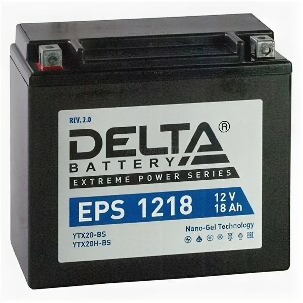 Аккумулятор Delta EPS 1218 (YTX20-BS, YTX20H-BS) GEL