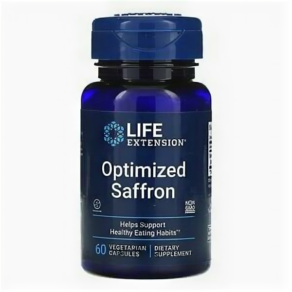 Life Extension Optimized Saffron - Оптимизированный Шафран 60 вегетарианских капсул