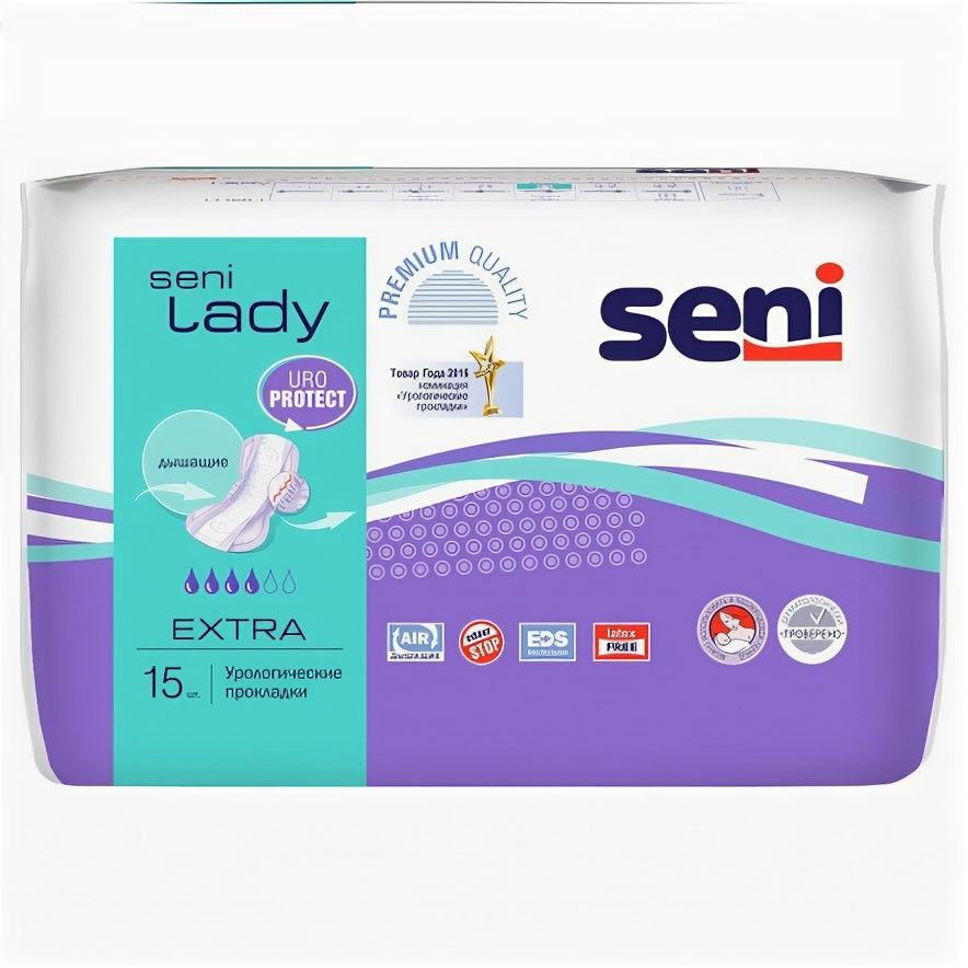 Seni Lady Extra прокладки урологические №15 (4 капли)