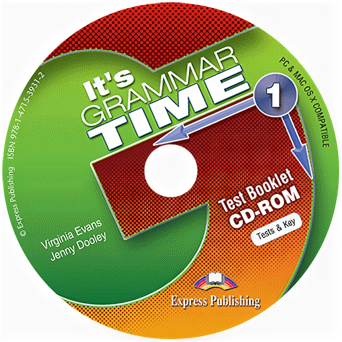 Jenny Dooley, Virginia Evans "It's Grammar Time 1 Test Booklet CD-ROM"