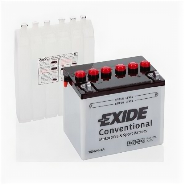 Аккумулятор мото Exide 12N24-3A 24 Ач обр. пол.