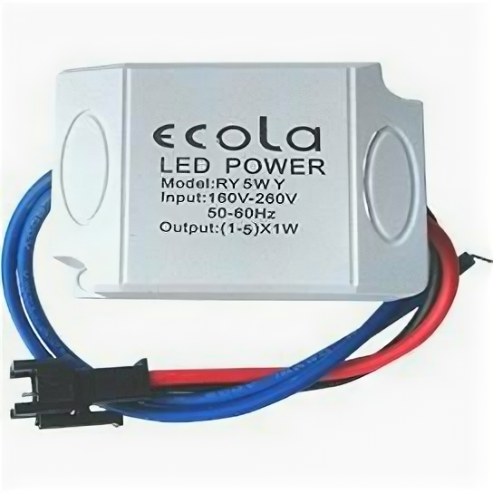 Ecola GX53 H4 LD Power запасной блок питания подсветки светильника GX53 H4 серии LD 24V 5W PS5350EFB (арт. 621203)