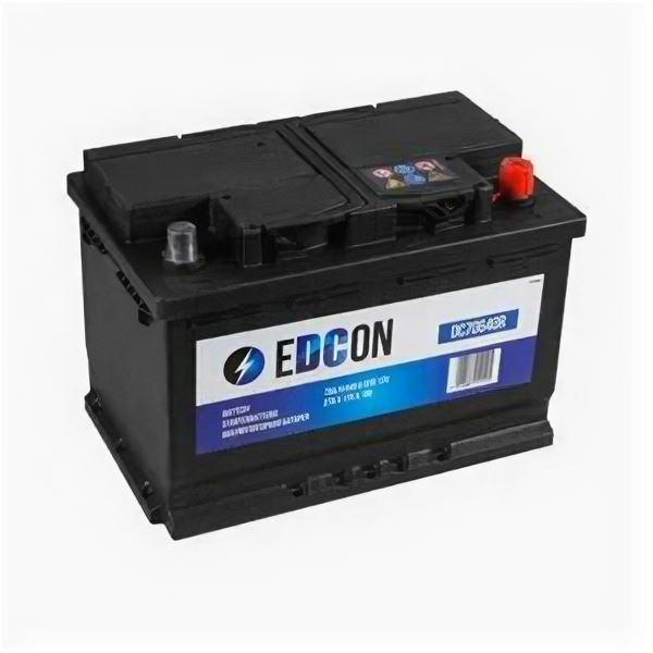 Аккумулятор Edcon DC70640R 70 Ач 640А обр. пол.