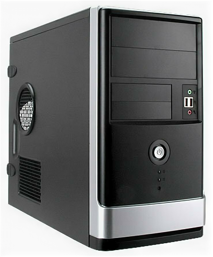 Корпус для компьютера InWin EMR002 Black/Graphite Mini Tower 400W RB-S400HQ70 U2.0*2+A(HD) mATX