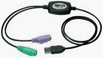 KVM Консоль Tripplite USB to PS/2 Adapter