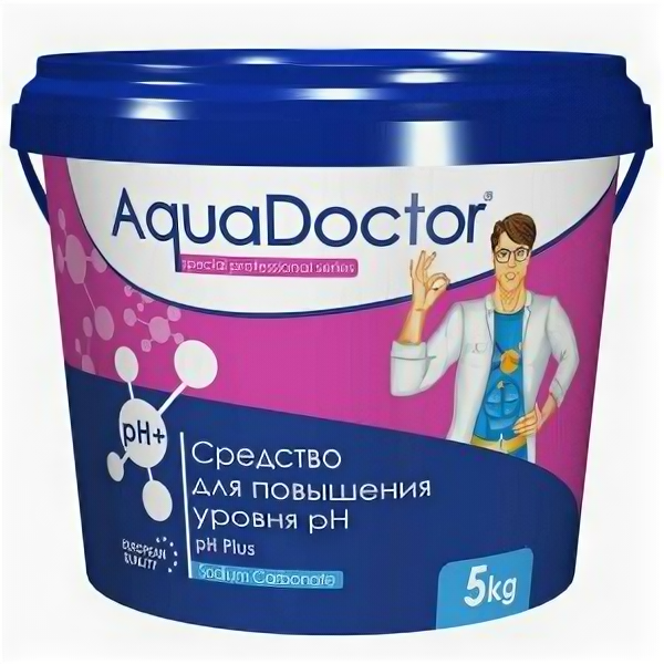 Средство для повышения уровня рН AquaDoctor pH Plus, 25 кг