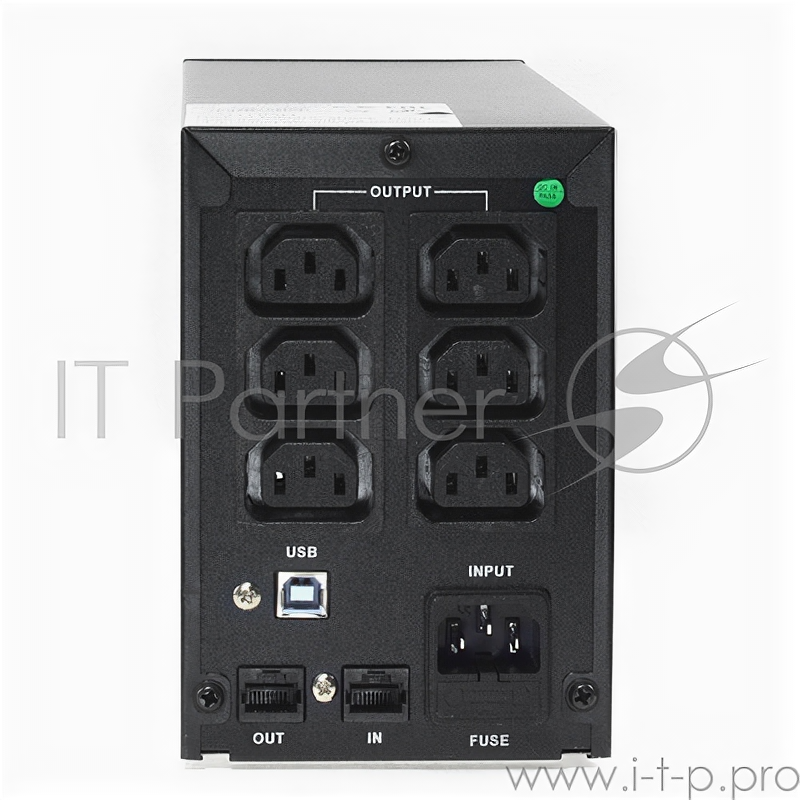 ИБП Crown Line Intractive Cmu-sp650iec USB 650VA/360W, корпус металл, 1x12V/7AH, розетки 6*IEC, тран .