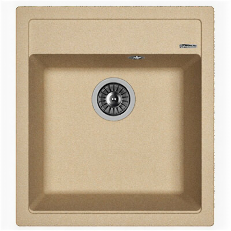 фото Мойка кухонная прямоугольная Флорентина Липси 460 Бежевая (20.280.B0460.104)