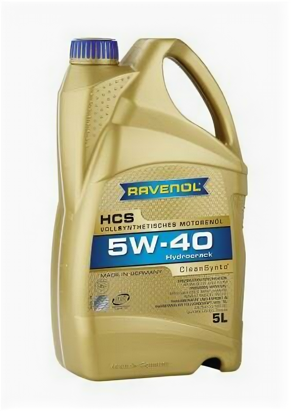 RAVENOL 4014835723955 Масло моторное HCS SAE 5W-40 (5л)