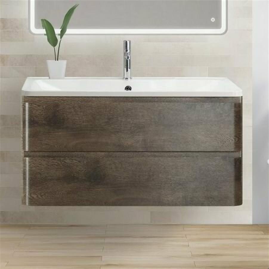 Тумба под раковину BelBagno Albano ALBANO-1200-2C-SO-RNG 120 подвесная, Robere Nature Grigio
