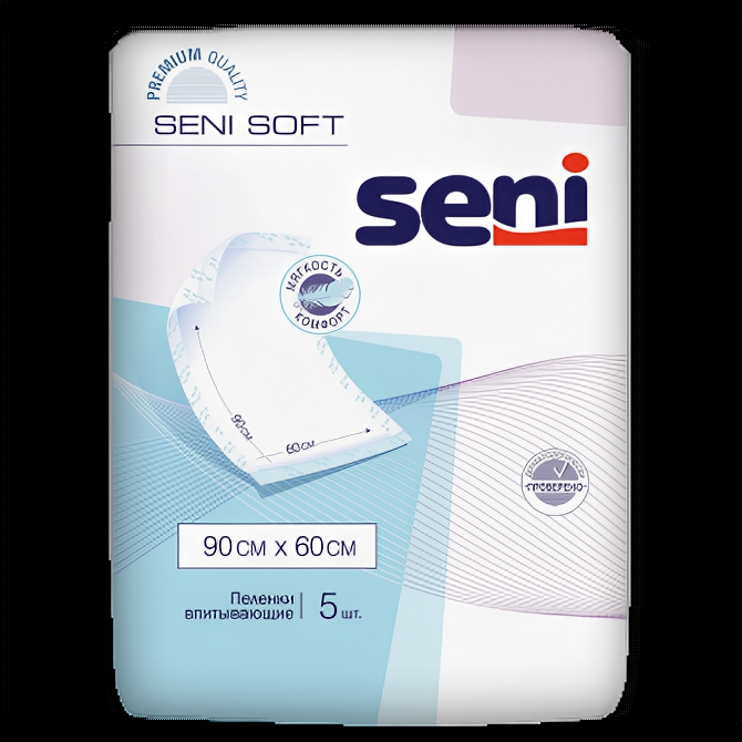 Seni Soft пеленки 60смX90см №5 (4 капли)