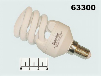 Лампа энергосберегающая 13W E14 2700K белый теплый витая Camelion CF13-AS-T2