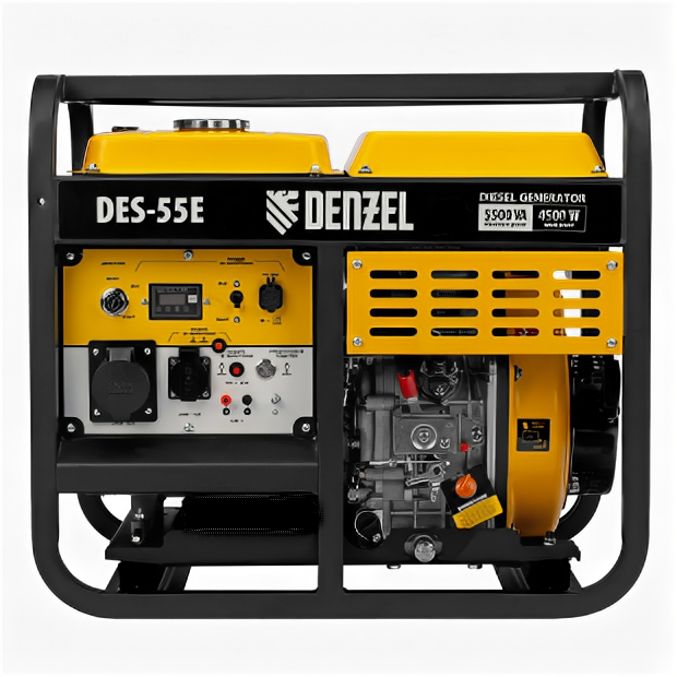Генератор дизельный Denzel DES-55E - фотография № 3