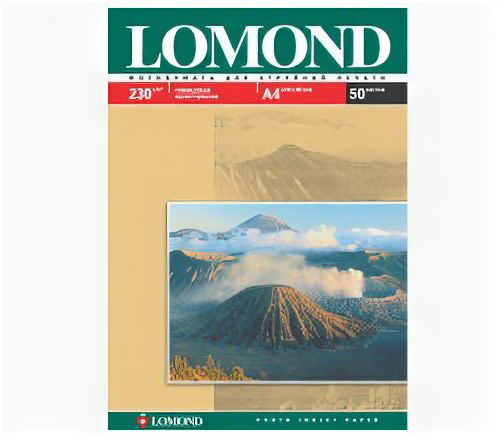 Бумага Lomond A4, глянцевая, 230 г/м², 50 листов