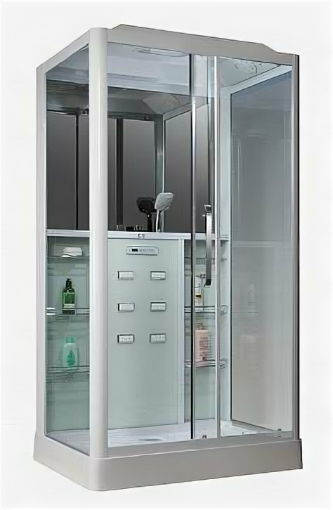 фото кабина Loranto Душевая кабина Loranto Selak CS 127 R 90х120х215 см белая