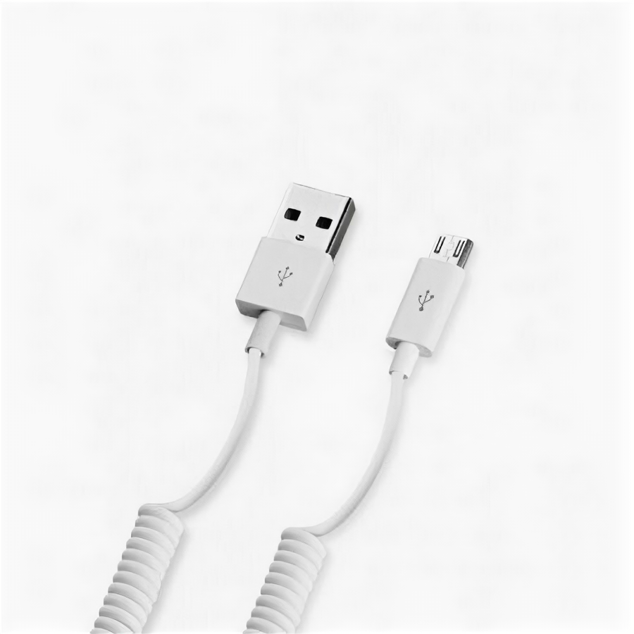 Кабель USB-MicroUSB 1.5m витой белый Deppa (72122)