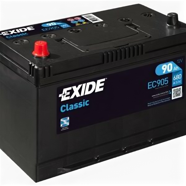 Аккумулятор Exide Classic EC905 90 Ач 680А прям. пол.