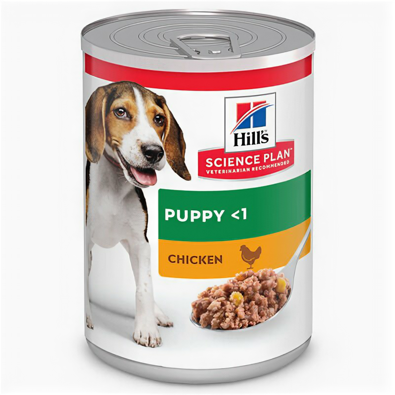 Hills консервы Консервы для щенков с курицей (Puppy Chicken) 607100 0,37 кг 56680 (10 шт)