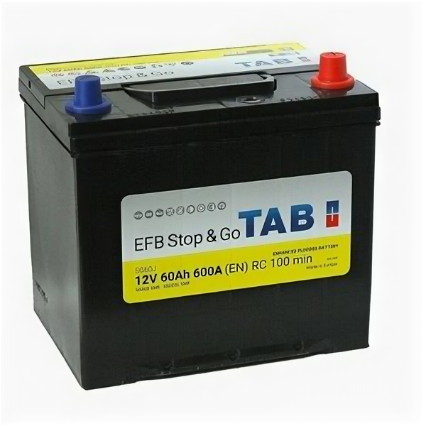 Аккумулятор TAB EFB Start-Stop 60 Ач 600А