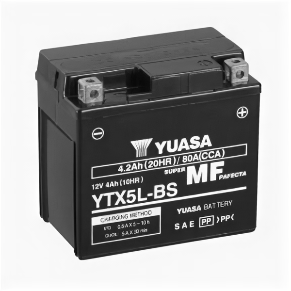 Аккумулятор мото Yuasa YTX5L-BS