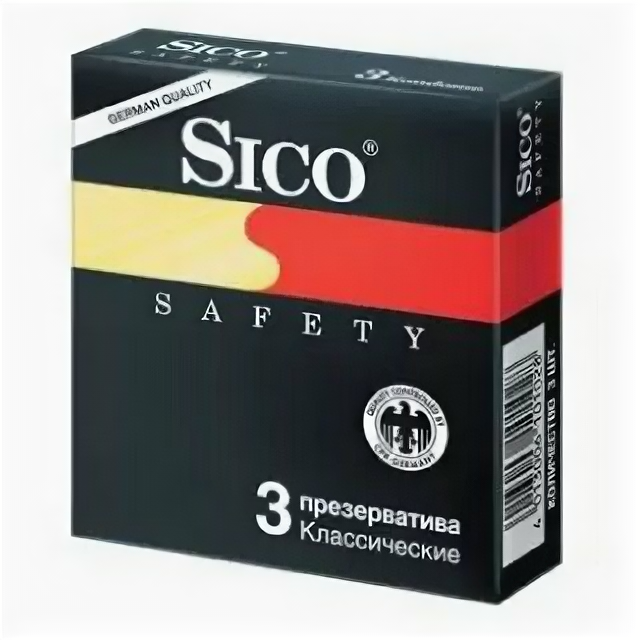 Sico Safety презервативы классические 3 шт.