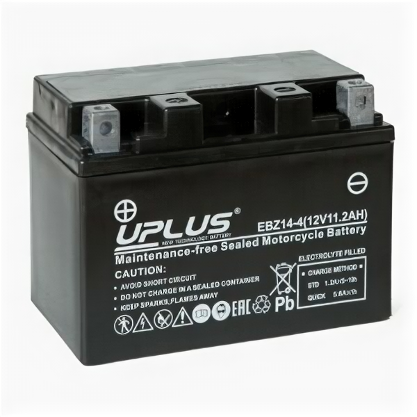 Аккумулятор мото Uplus EBZ14-4-1 (YTZ14S, YTZ12S)
