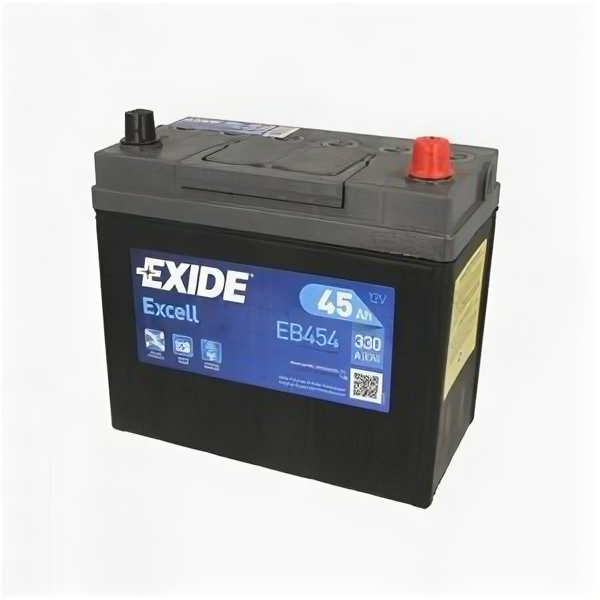 Аккумулятор Exide Excell EB454 45 Ач 330А обр. пол.