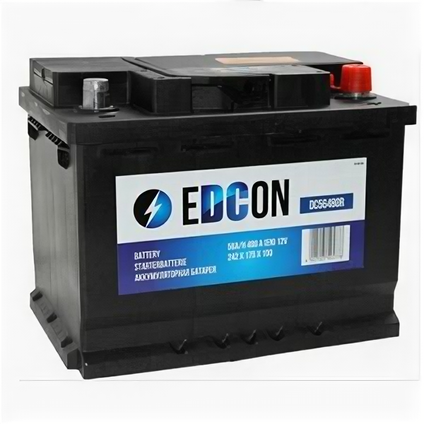 Аккумулятор Edcon DC56480R 56 Ач 480А обр. пол.