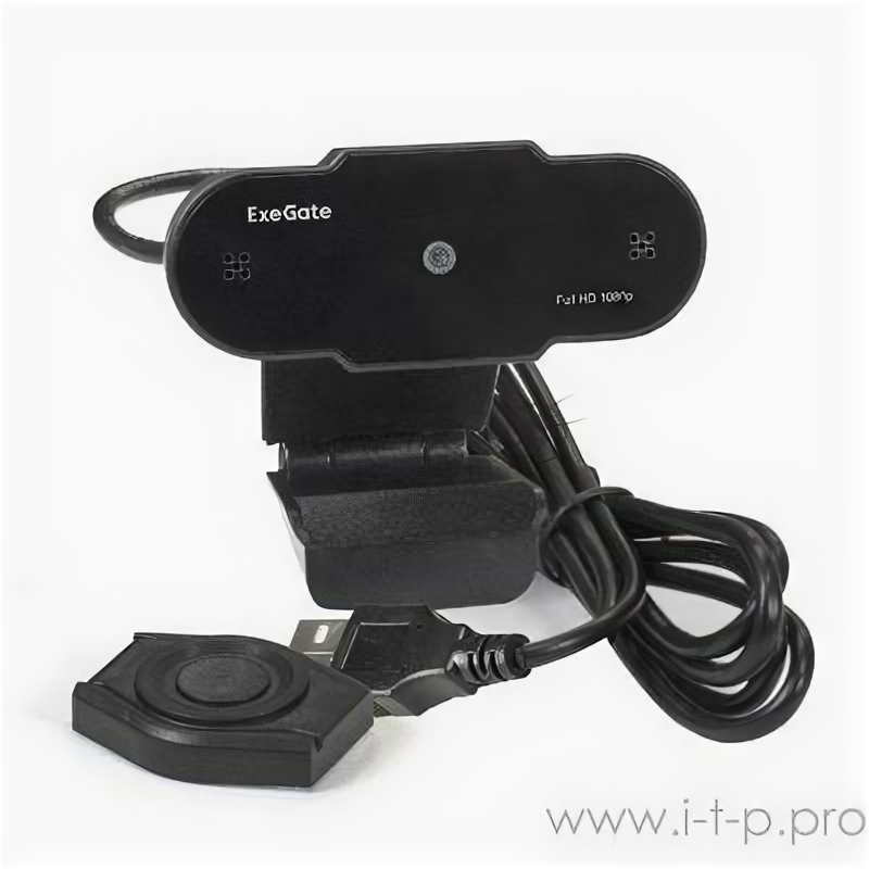 Веб-камера ExeGate Ex287387rus BlackView C615 FullHD (матрица 1/3" 2 Мп, 1920х1080, 1080P, 30fps, 4- .