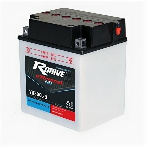 Аккумулятор мото Rdrive HD YB30CL-B