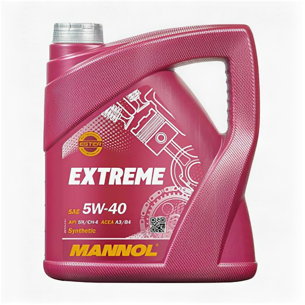 Масло моторное MANNOL Extreme 5W-40 4л синтетика