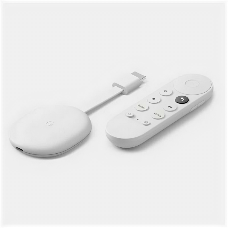 Медиаплеер Google Chromecast c Google TV белый