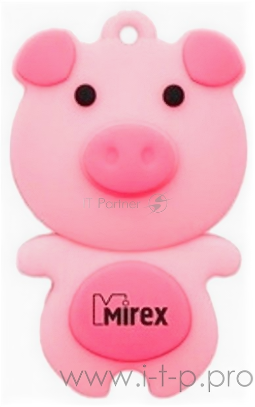 Флеш накопитель 8GB Mirex Pig, USB 2.0, Розовый 13600-KIDPIP08