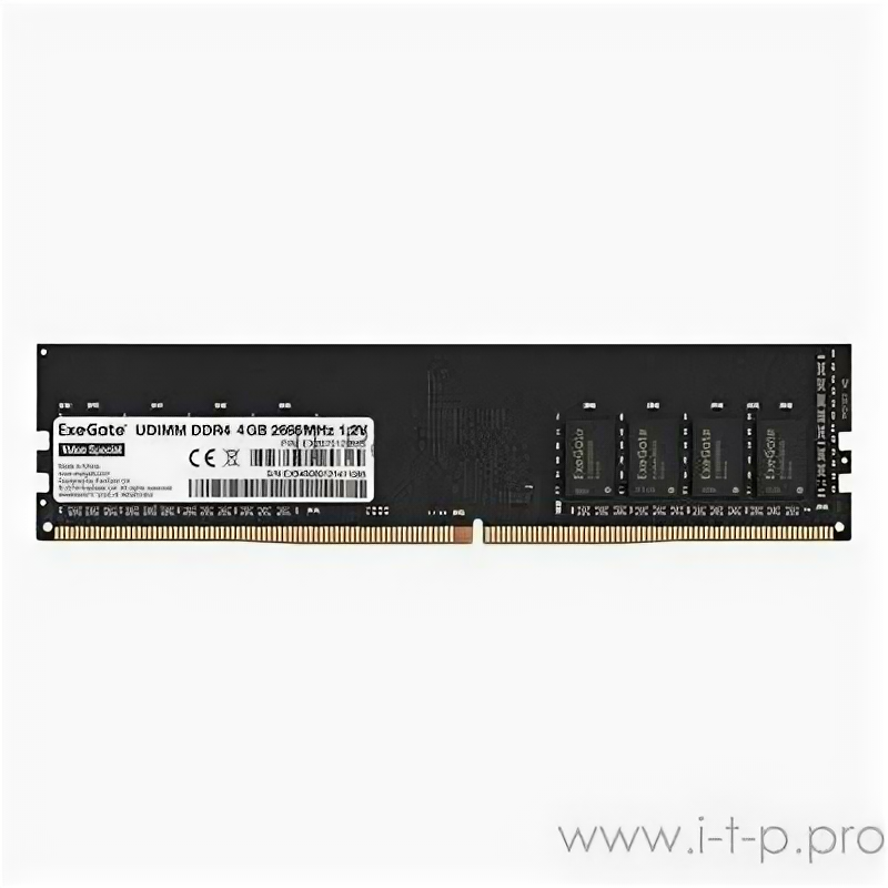 Модуль памяти ExeGate Ex287012rus HiPower Dimm DDR4 4GB 2666MHz Ex287012rus .