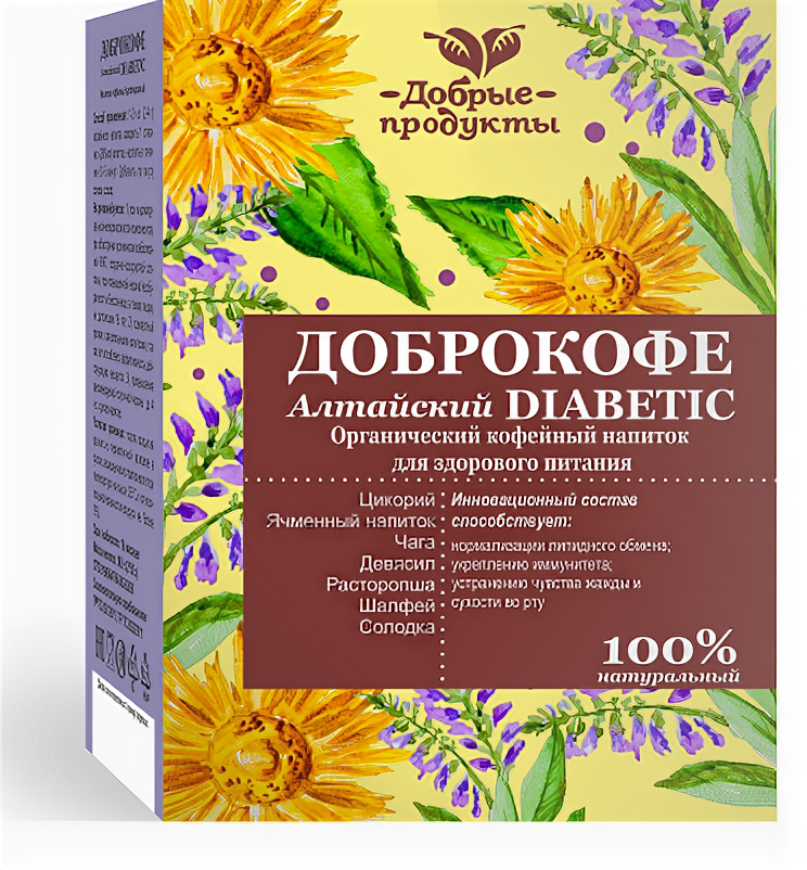 Доброкофе Алтайский Diabetic 100 г