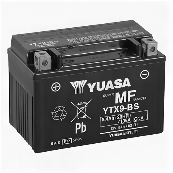 Аккумулятор мото Yuasa YTX9-BS