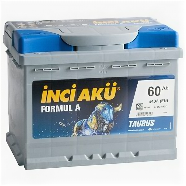 Аккумулятор Inci Aku Formula 60 Ач 540А прям. пол.