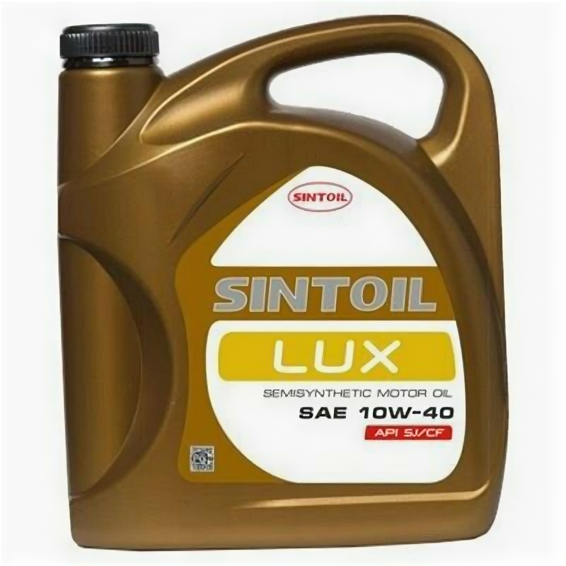Масло Sintoil Sintec 10W40 люкс SL/CF п/синтетическое 5 литров