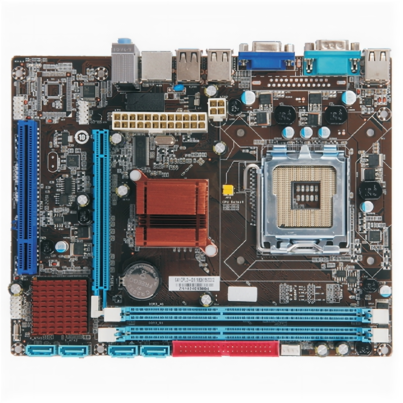 Материнская плата G41cpl3, Socket 775, IntelG41+ICH7, 2xDDR3-1333, D-sub, 1xPCI-Ex16, 1xPCI, 4xSATA .