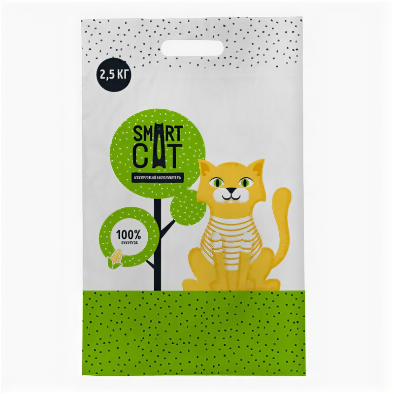 Smart Cat наполнитель Кукурузный наполнитель, 7,2 л 10цт03, 5 кг (2 шт)