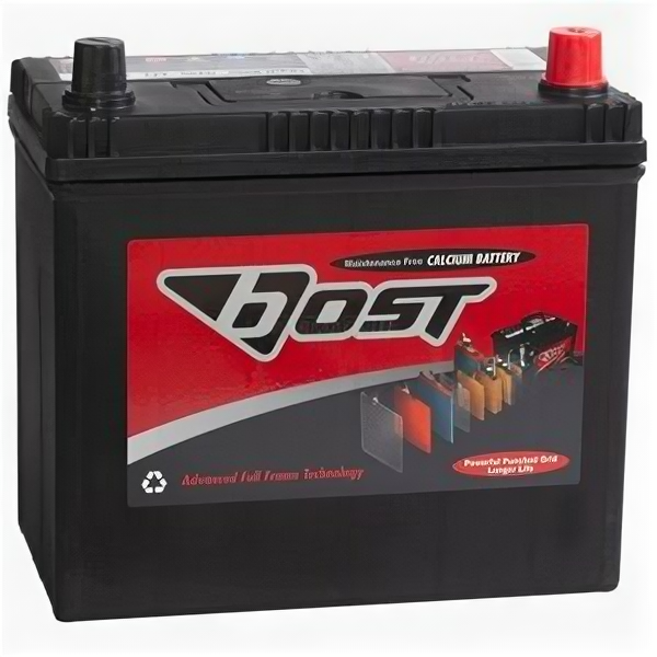Аккумулятор Bost 70B24LS 55 Ач 480А обратная полярность
