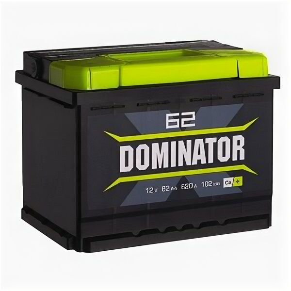Аккумулятор Dominator 62 Ач 620А прямая полярность