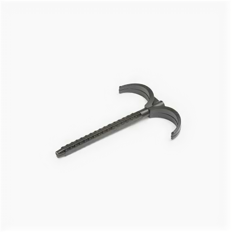 фото Крюк с дюбелем двойной для 2-х труб | код 12573881002 | Rehau (3шт.в упак.)