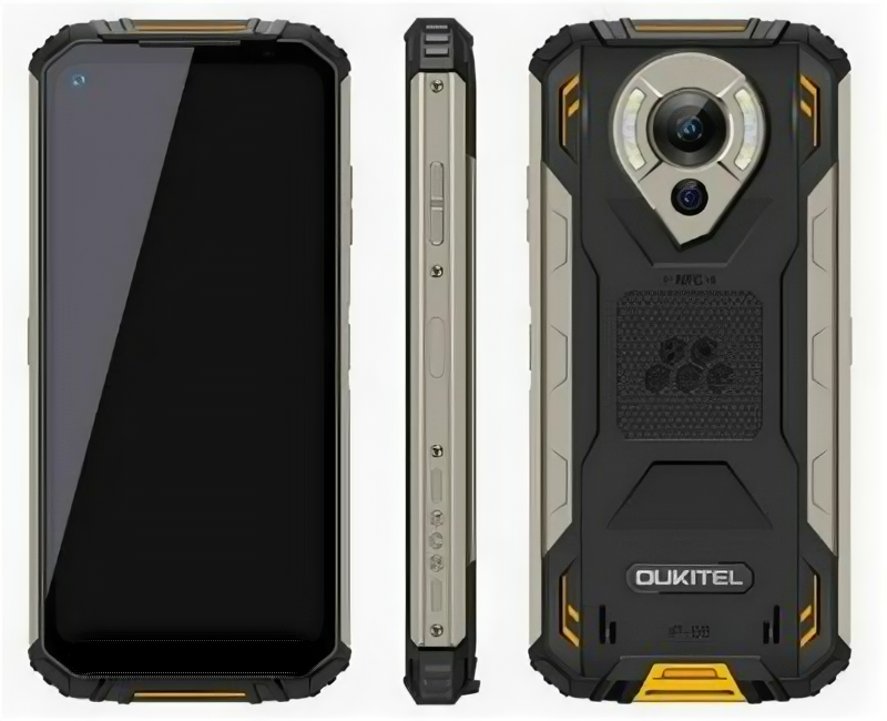 Смартфон OUKITEL WP16 8/128 ГБ черный/оранжевый