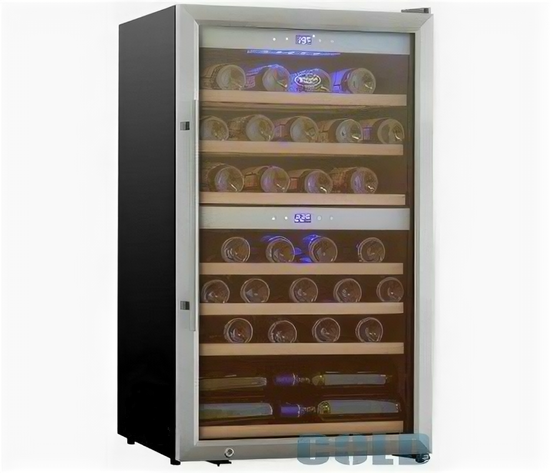 Двухзонный винный шкаф Cold vine C66-KSF2
