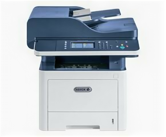 МФУ лазерный Xerox WorkCentre WC3345DNI (3345V_DNI) A4 Duplex Net WiFi белый/синий