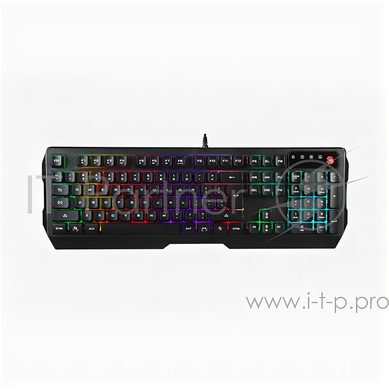 Клавиатура A4 Bloody Q135 Neon черный USB Multimedia for gamer LED .