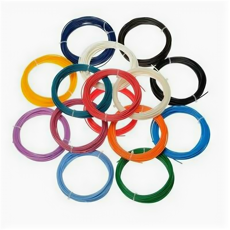 Пластик LuazON ABS-15, для 3Д ручки, 15 цветов по 10 метров Luazon 3416455 .